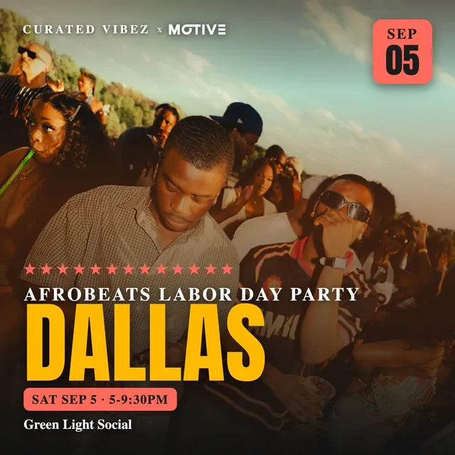 Afrobeats Labor Day Party in Dallas